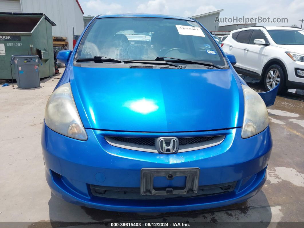 2008 Honda Fit   Blue vin: JHMGD38478S046113