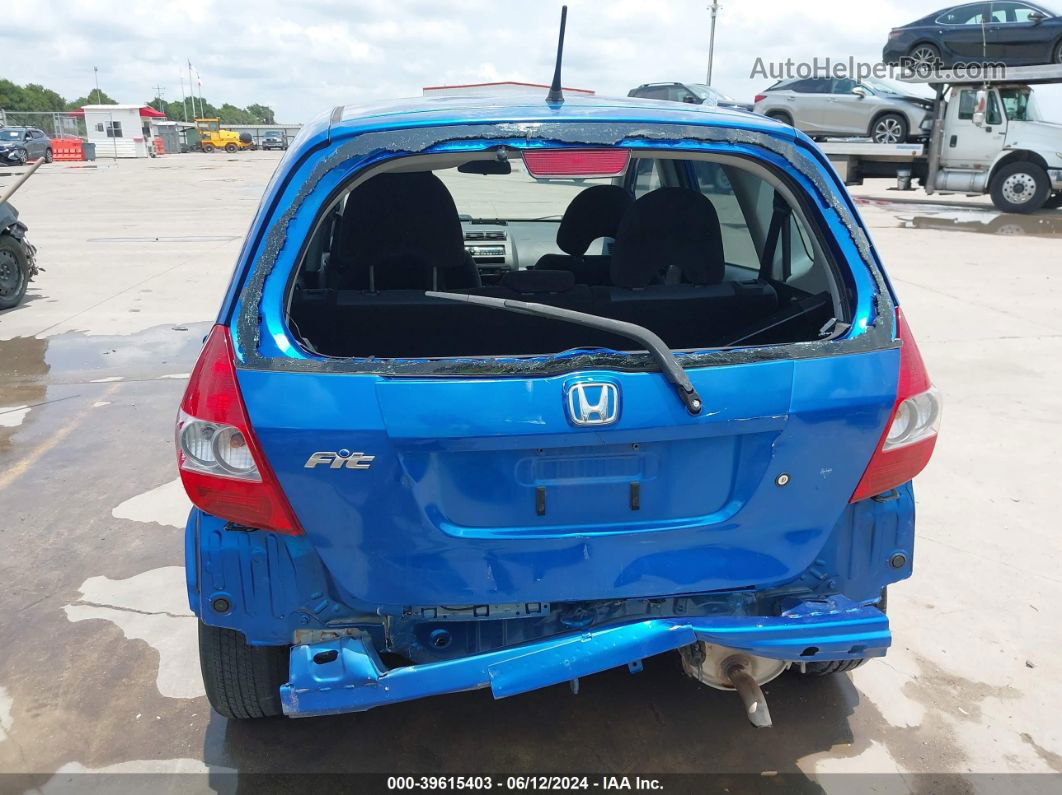 2008 Honda Fit   Blue vin: JHMGD38478S046113