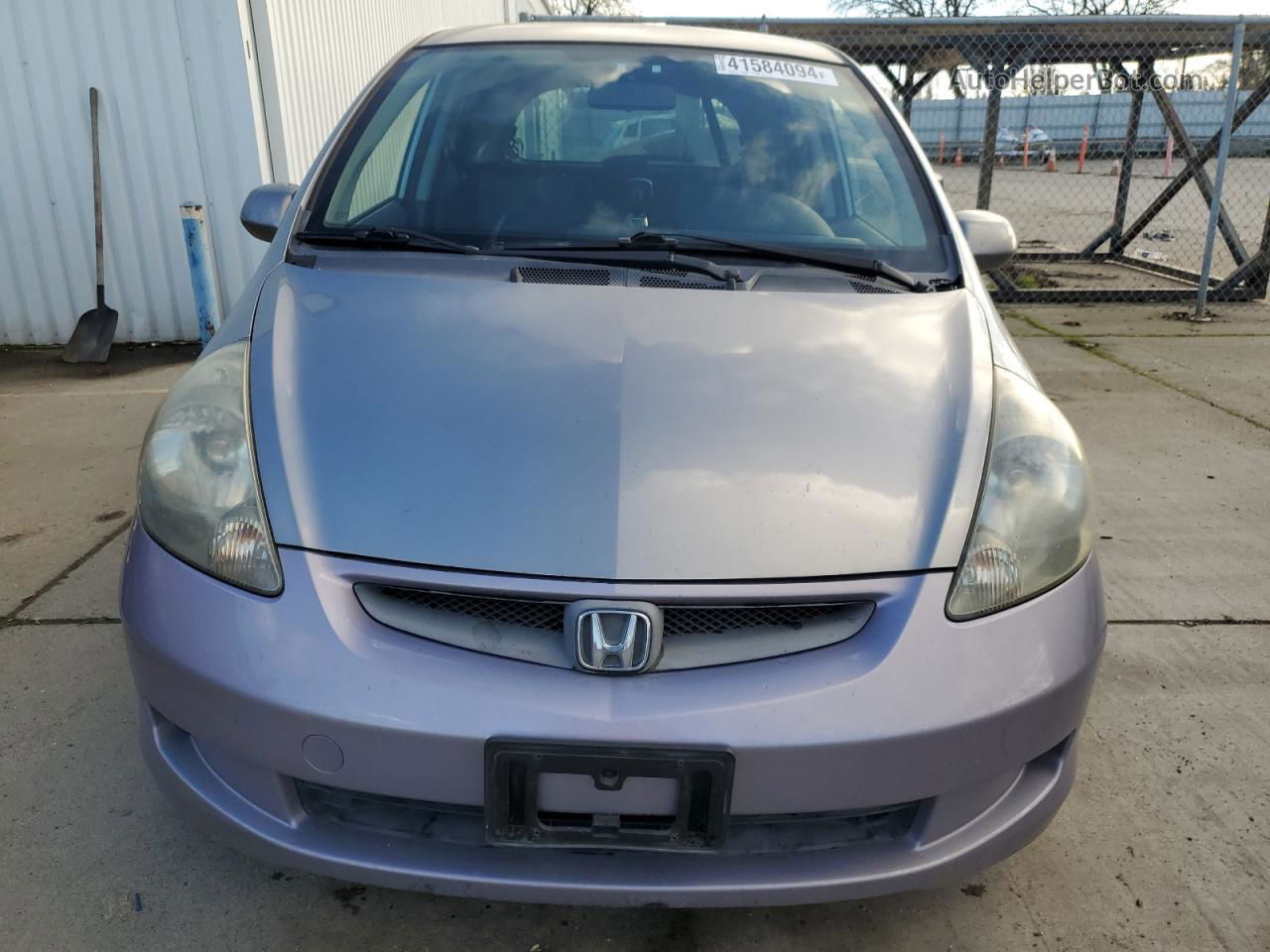 2008 Honda Fit  Silver vin: JHMGD38488S006977