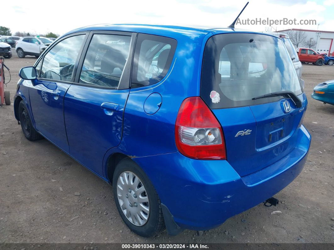 2008 Honda Fit   Blue vin: JHMGD38488S065446