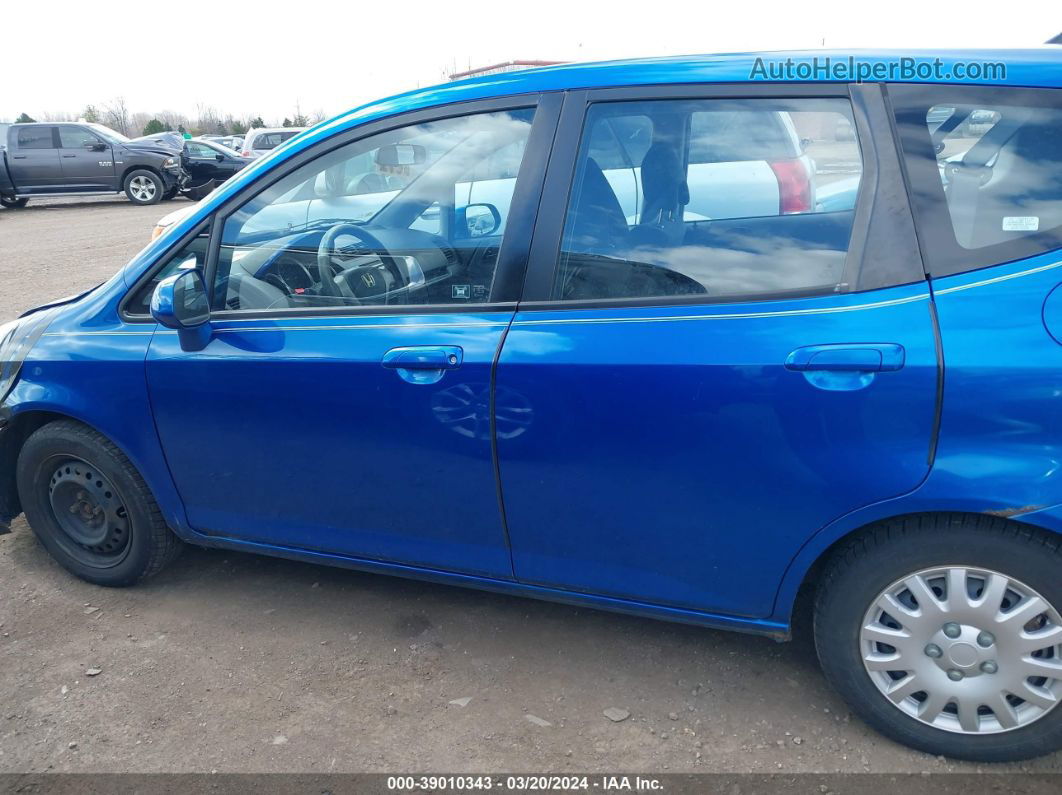 2008 Honda Fit   Blue vin: JHMGD38488S065446