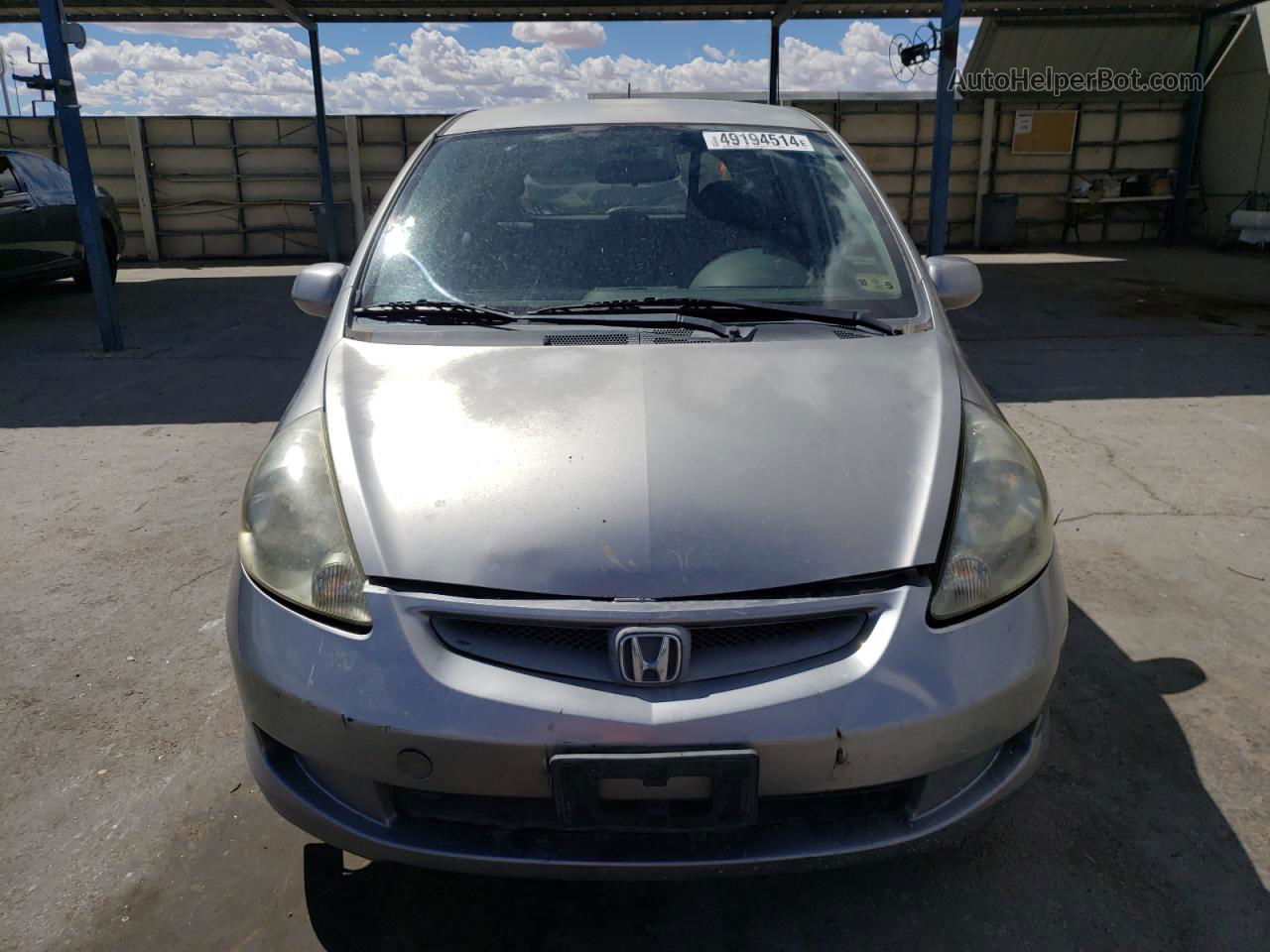 2008 Honda Fit  Silver vin: JHMGD38498S018300