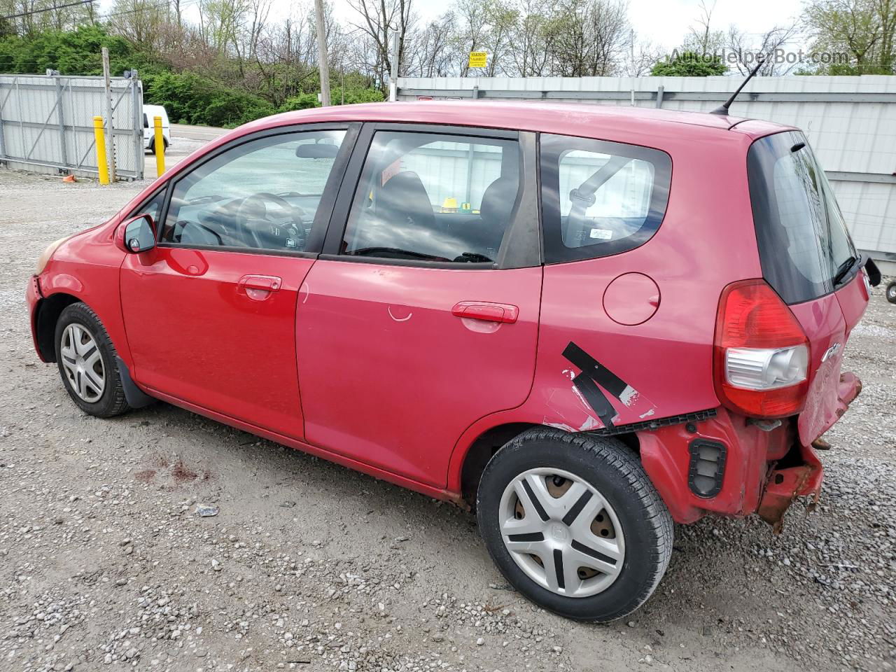 2008 Honda Fit  Красный vin: JHMGD38498S020645