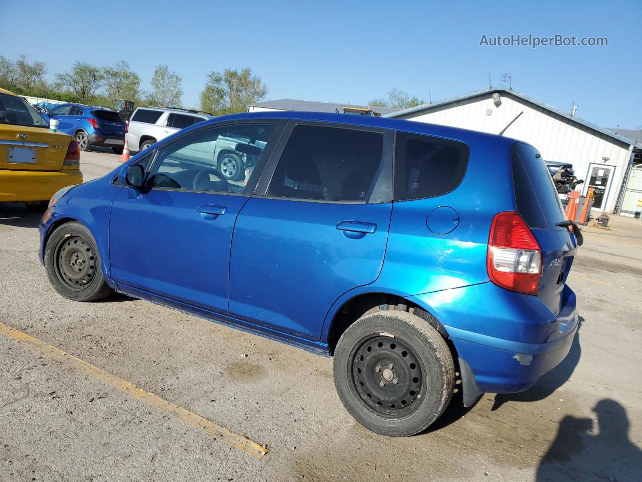 2008 Honda Fit  Blue vin: JHMGD38498S029443