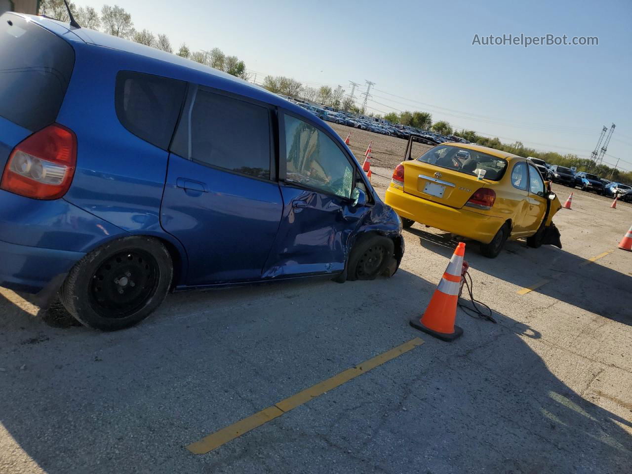 2008 Honda Fit  Blue vin: JHMGD38498S029443