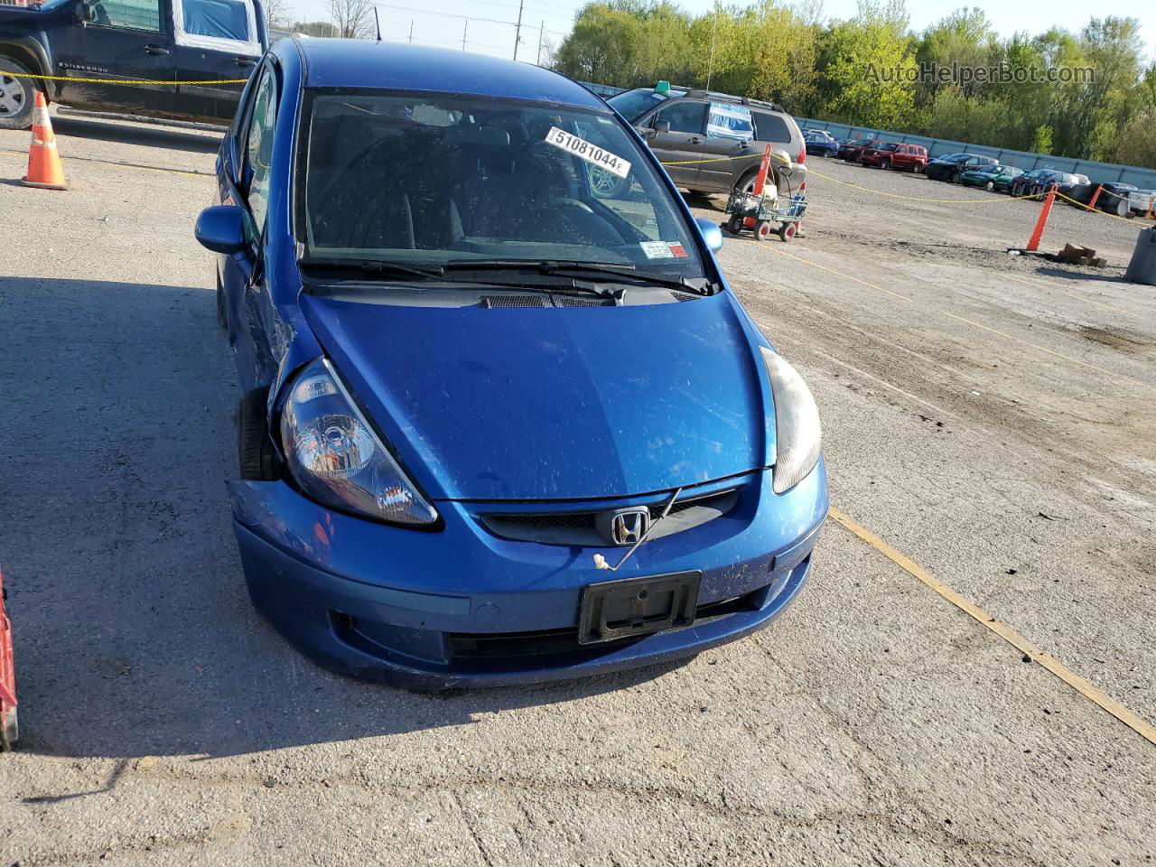 2008 Honda Fit  Blue vin: JHMGD38498S029443