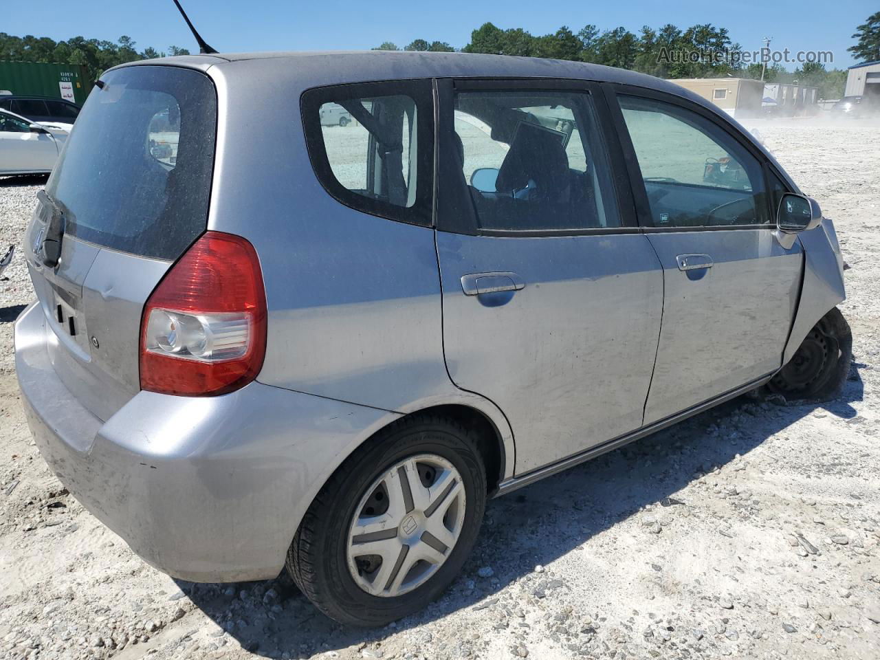 2008 Honda Fit  Silver vin: JHMGD38498S030656