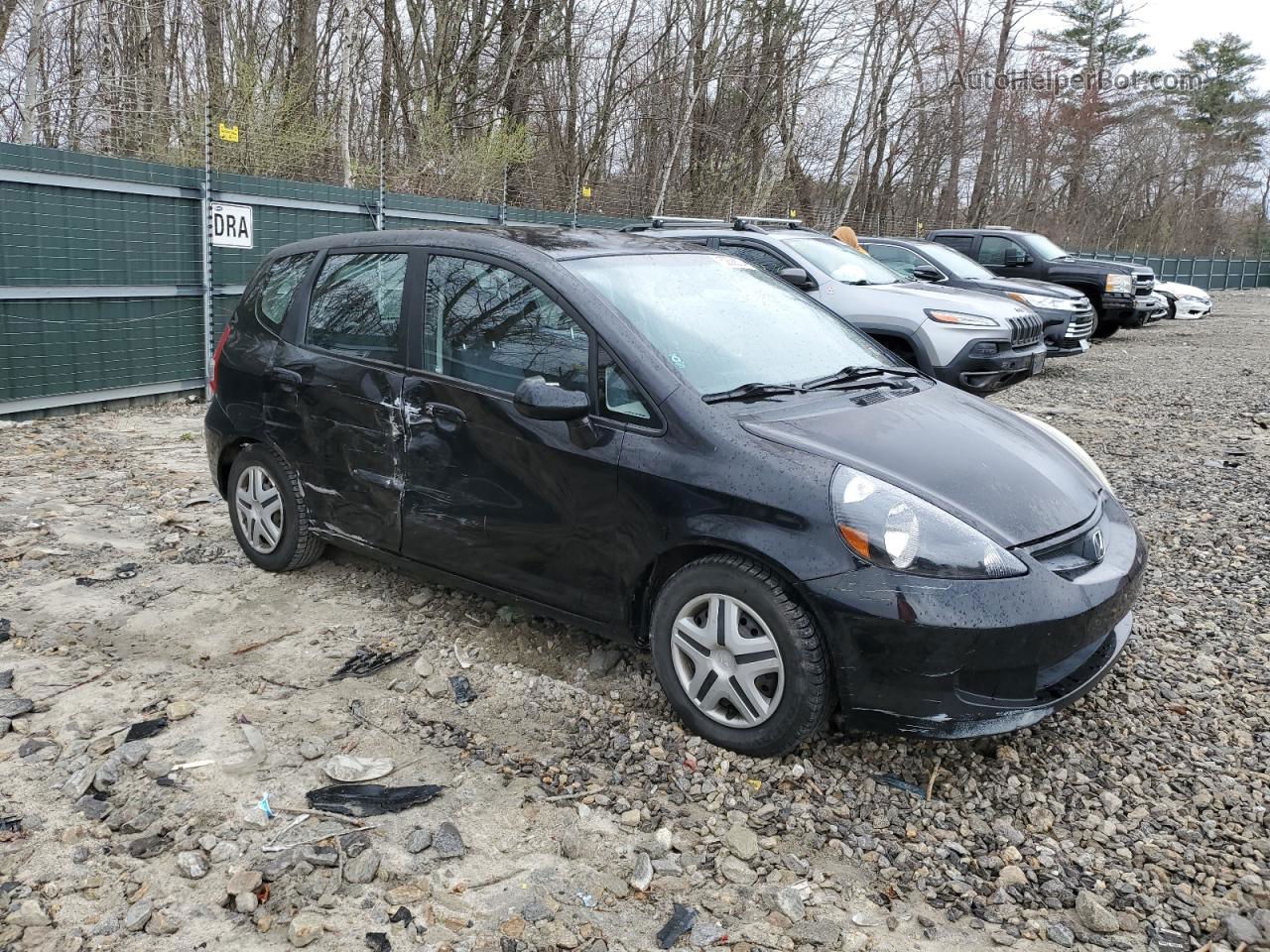 2008 Honda Fit  Black vin: JHMGD38498S031533