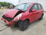 2008 Honda Fit  Red vin: JHMGD38498S070624