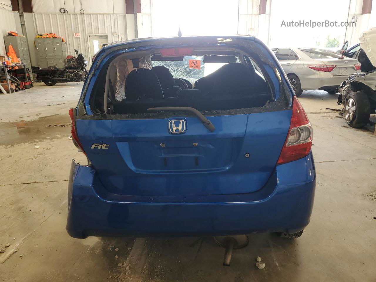 2008 Honda Fit  Blue vin: JHMGD38498S071188