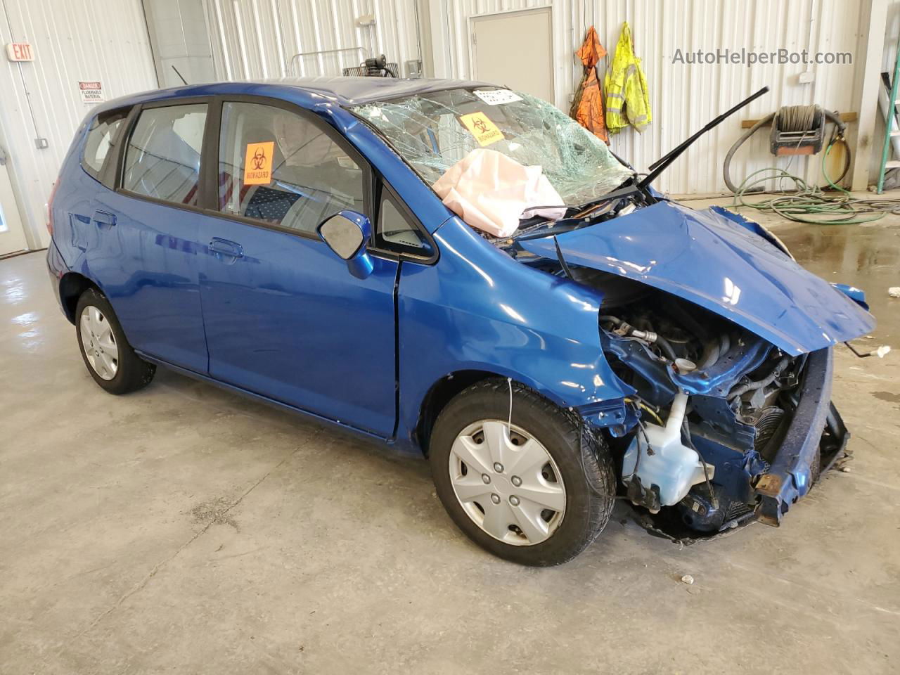 2008 Honda Fit  Blue vin: JHMGD38498S071188