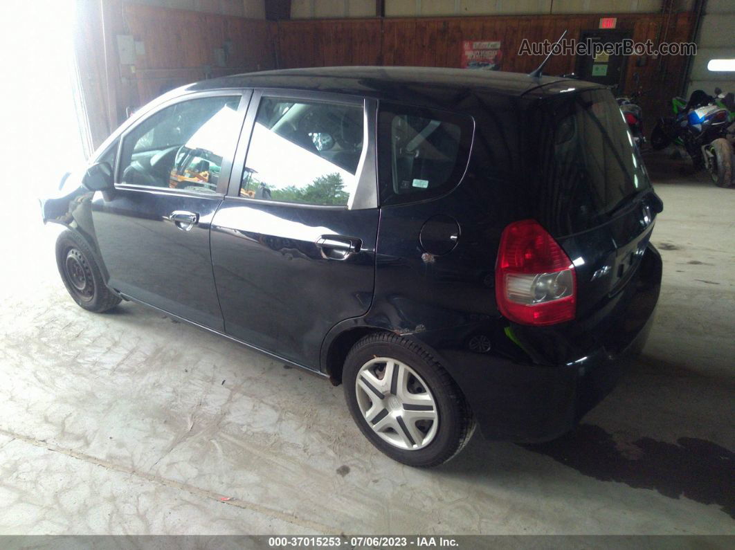 2008 Honda Fit   Black vin: JHMGD384X8S025367