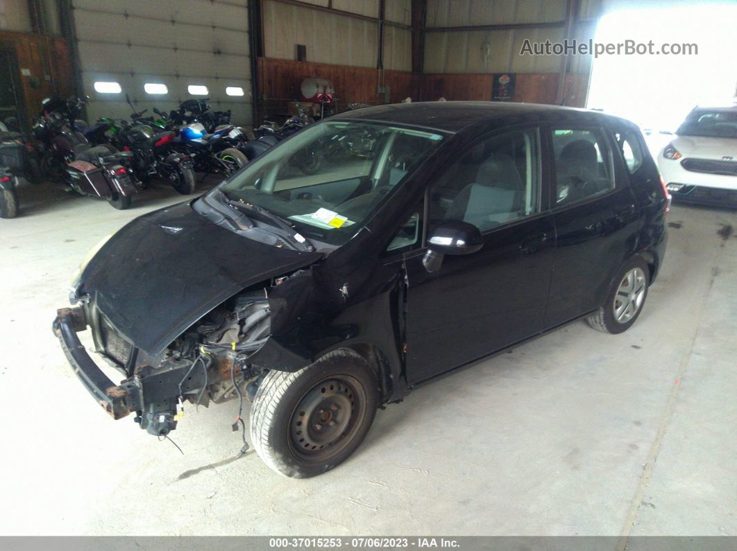 2008 Honda Fit   Black vin: JHMGD384X8S025367