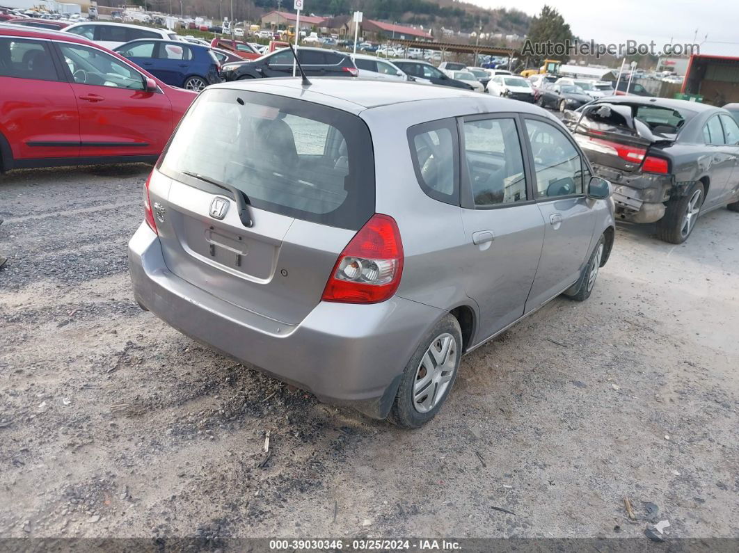 2008 Honda Fit Gray vin: JHMGD384X8S028026