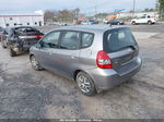 2008 Honda Fit Gray vin: JHMGD384X8S028026