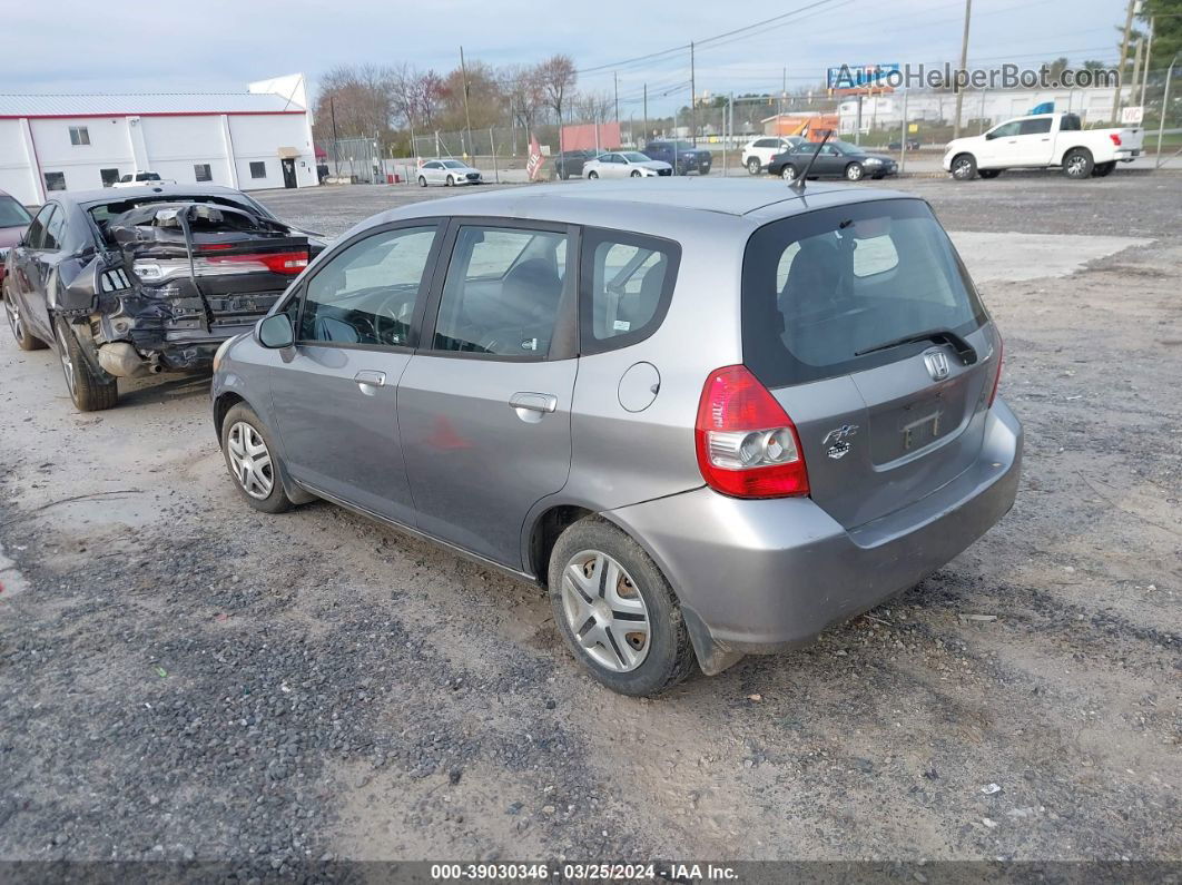 2008 Honda Fit Gray vin: JHMGD384X8S028026