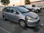 2008 Honda Fit  Silver vin: JHMGD384X8S041116