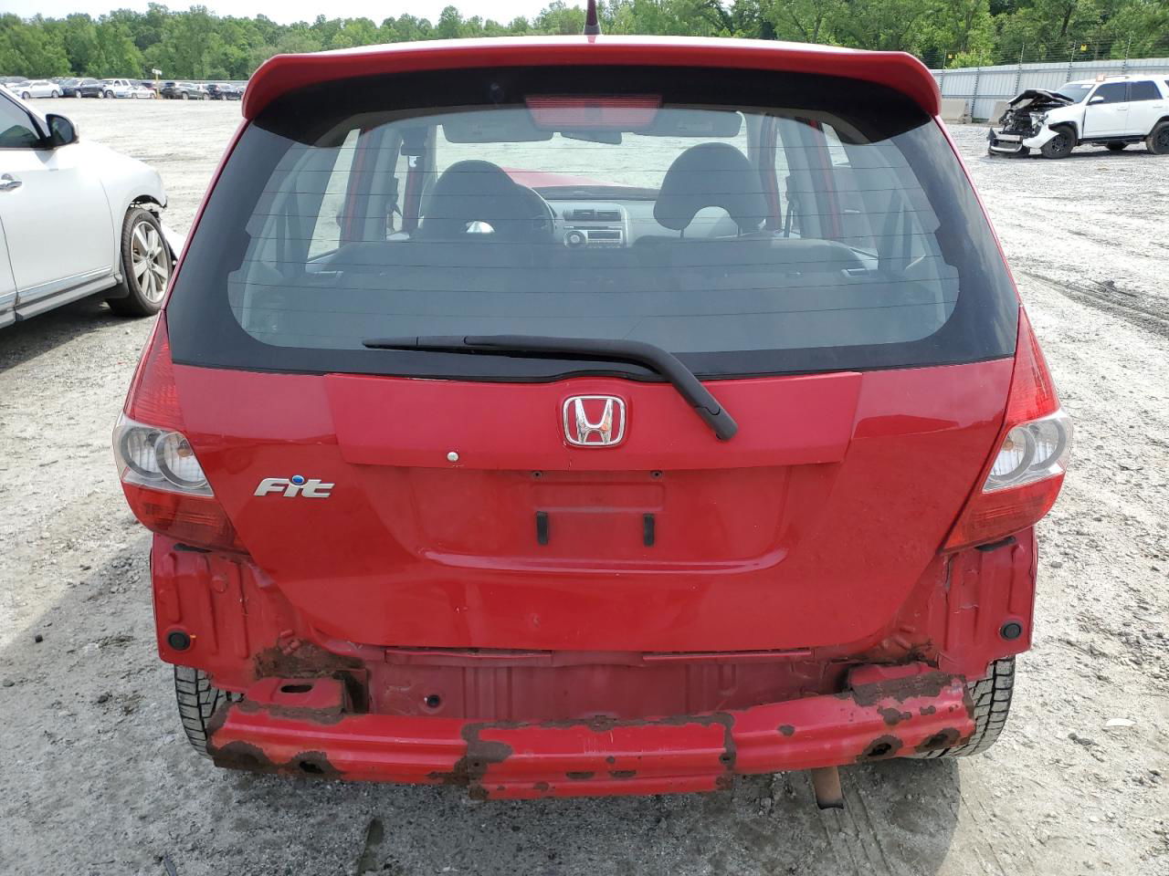 2008 Honda Fit Sport Красный vin: JHMGD38618S004523