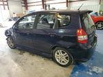 2008 Honda Fit Sport Blue vin: JHMGD38618S050806