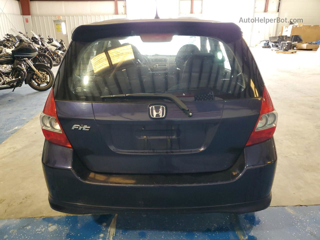 2008 Honda Fit Sport Blue vin: JHMGD38618S050806