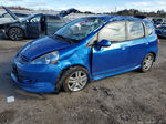 2008 Honda Fit Sport Blue vin: JHMGD38618S070991