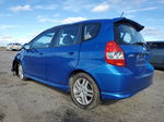 2008 Honda Fit Sport Blue vin: JHMGD38618S070991