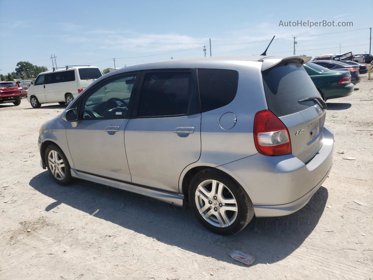 2008 Honda Fit Sport Silver vin: JHMGD38628S006166