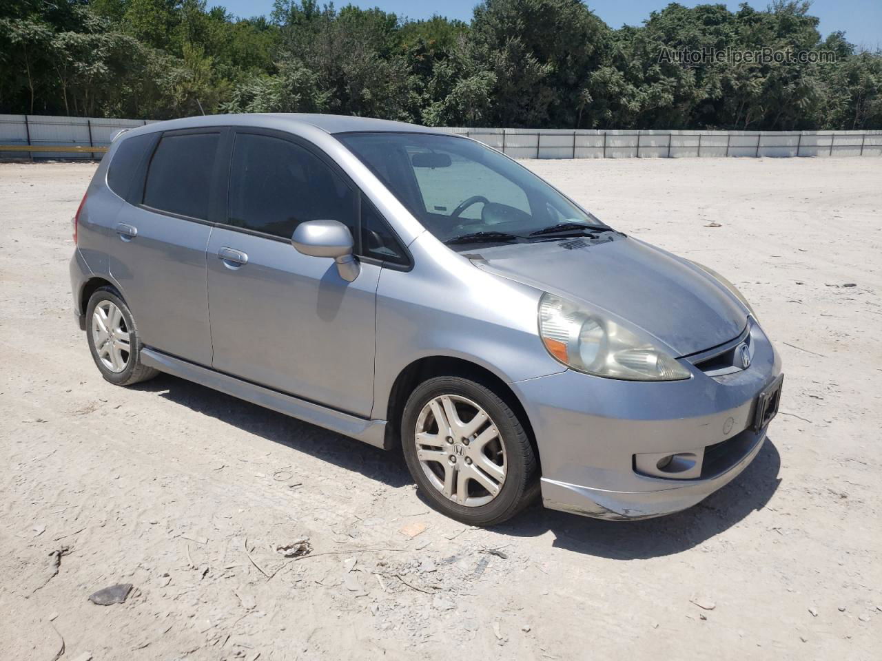 2008 Honda Fit Sport Silver vin: JHMGD38628S006166