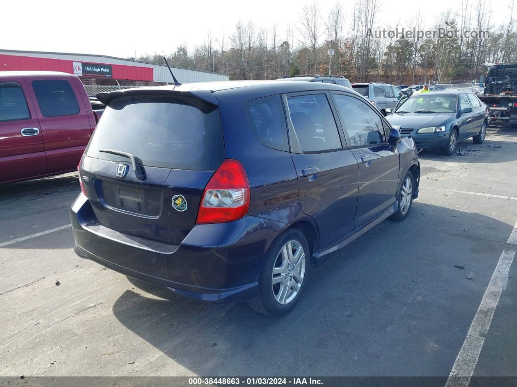 2008 Honda Fit Sport Фиолетовый vin: JHMGD38628S017233