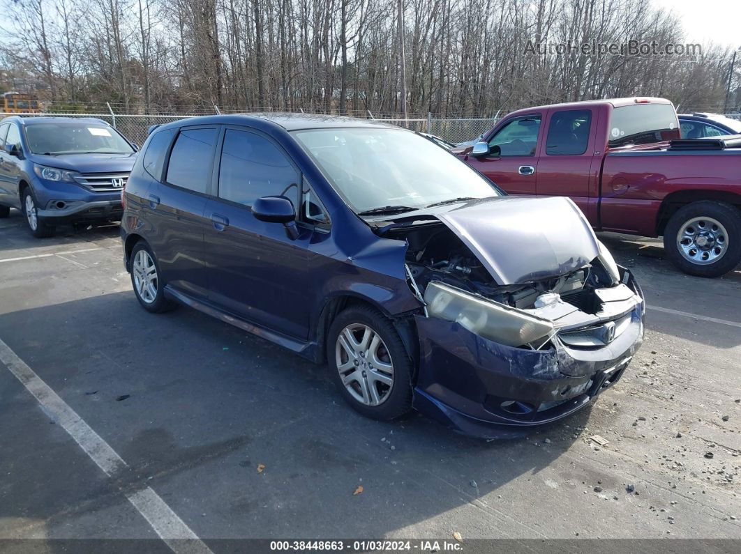 2008 Honda Fit Sport Фиолетовый vin: JHMGD38628S017233