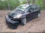 2008 Honda Fit Sport Black vin: JHMGD38628S044044