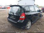 2008 Honda Fit Sport Black vin: JHMGD38628S044044