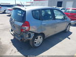 2008 Honda Fit Sport Gray vin: JHMGD38638S040004