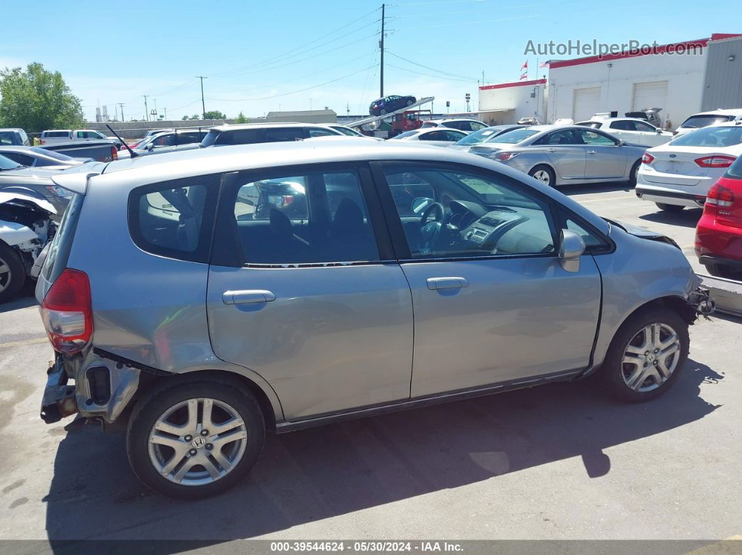 2008 Honda Fit Sport Gray vin: JHMGD38638S040004