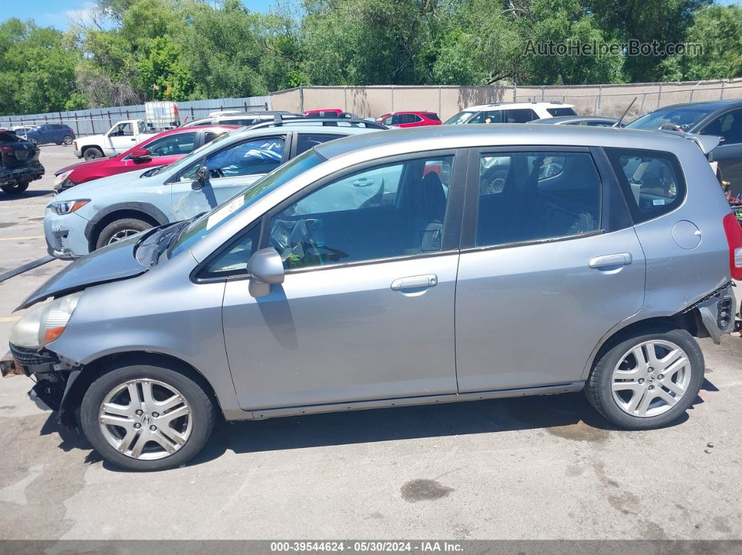 2008 Honda Fit Sport Gray vin: JHMGD38638S040004