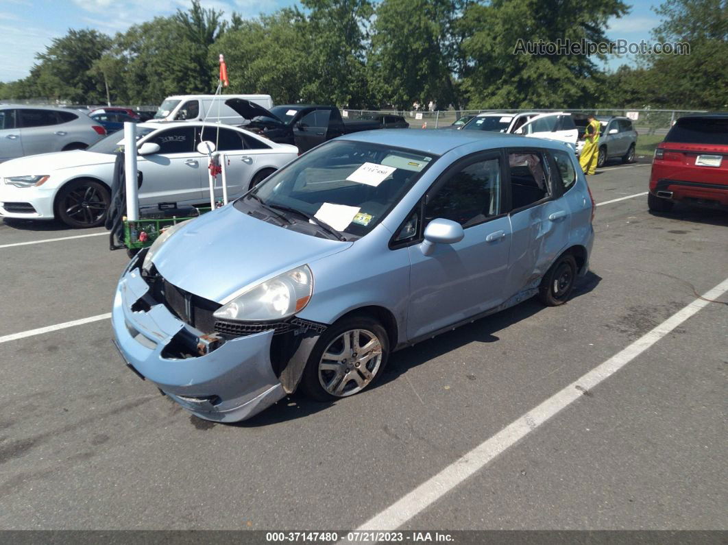 2008 Honda Fit Sport Blue vin: JHMGD38638S040908