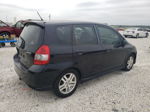 2008 Honda Fit Sport Black vin: JHMGD38638S054646