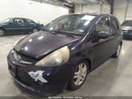 2008 Honda Fit Sport Black vin: JHMGD38638S055814