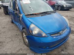 2008 Honda Fit Sport Blue vin: JHMGD38638S065226