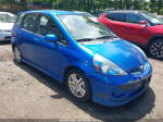 2008 Honda Fit Sport Blue vin: JHMGD38648S003544