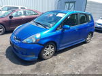 2008 Honda Fit Sport Blue vin: JHMGD38648S003544