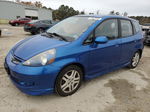 2008 Honda Fit Sport Blue vin: JHMGD38648S027696