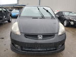 2008 Honda Fit Sport Black vin: JHMGD38648S047186