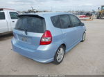 2008 Honda Fit Sport Light Blue vin: JHMGD38648S054493