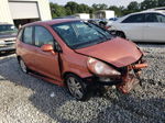 2008 Honda Fit Sport Orange vin: JHMGD38648S074159