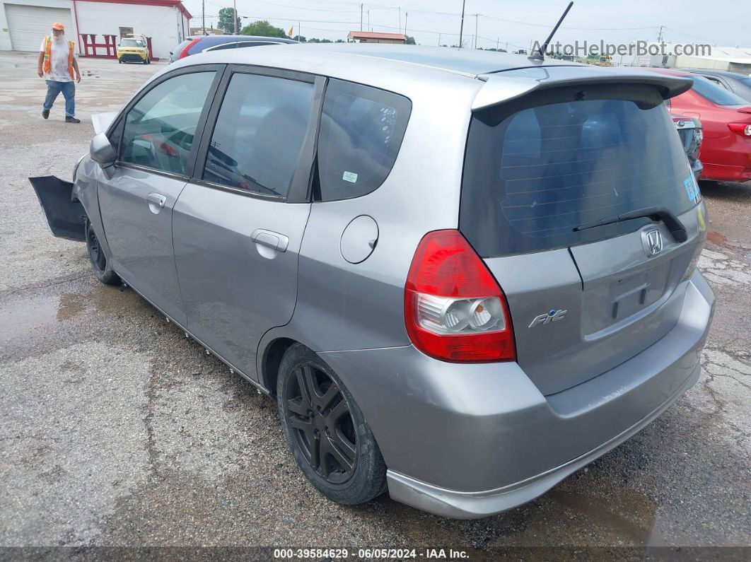 2008 Honda Fit Sport Серебряный vin: JHMGD38658S028131