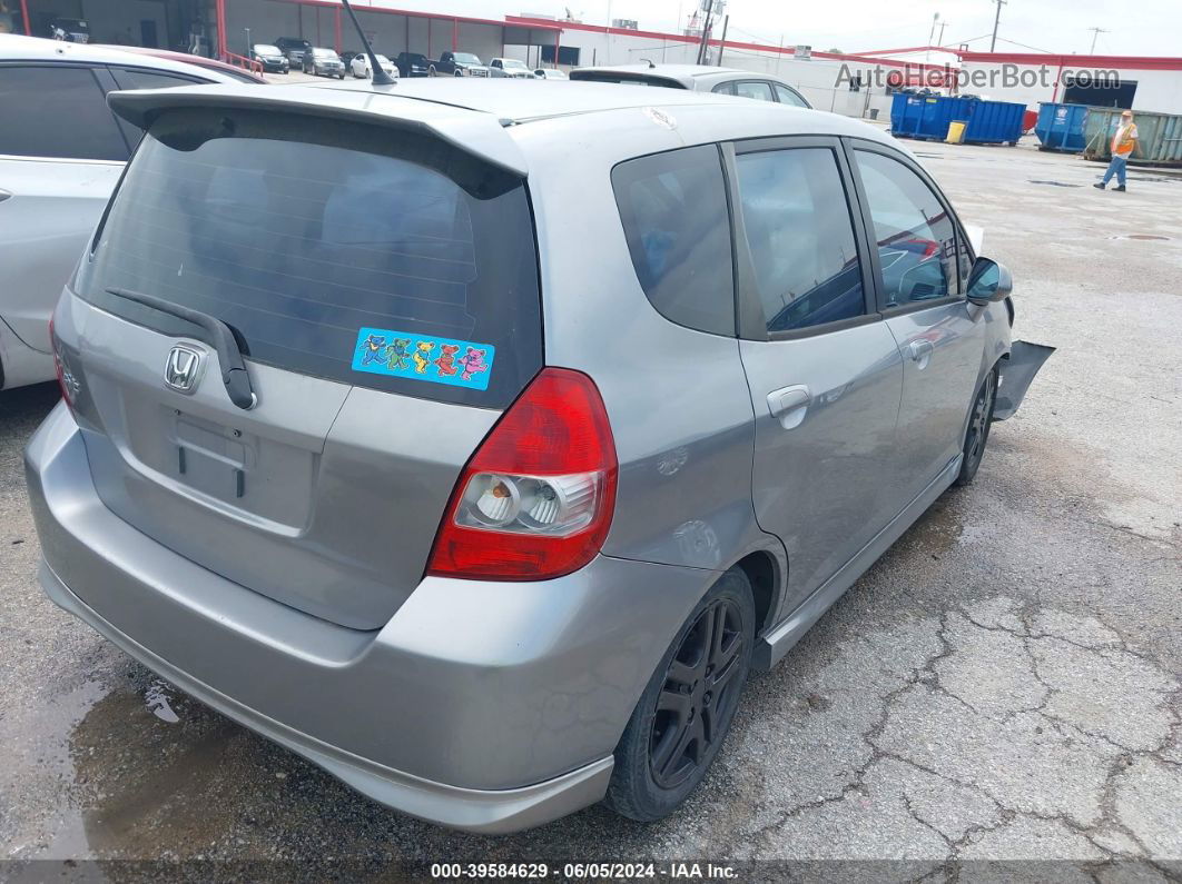 2008 Honda Fit Sport Серебряный vin: JHMGD38658S028131