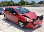 2008 Honda Fit Sport Red vin: JHMGD38658S036701