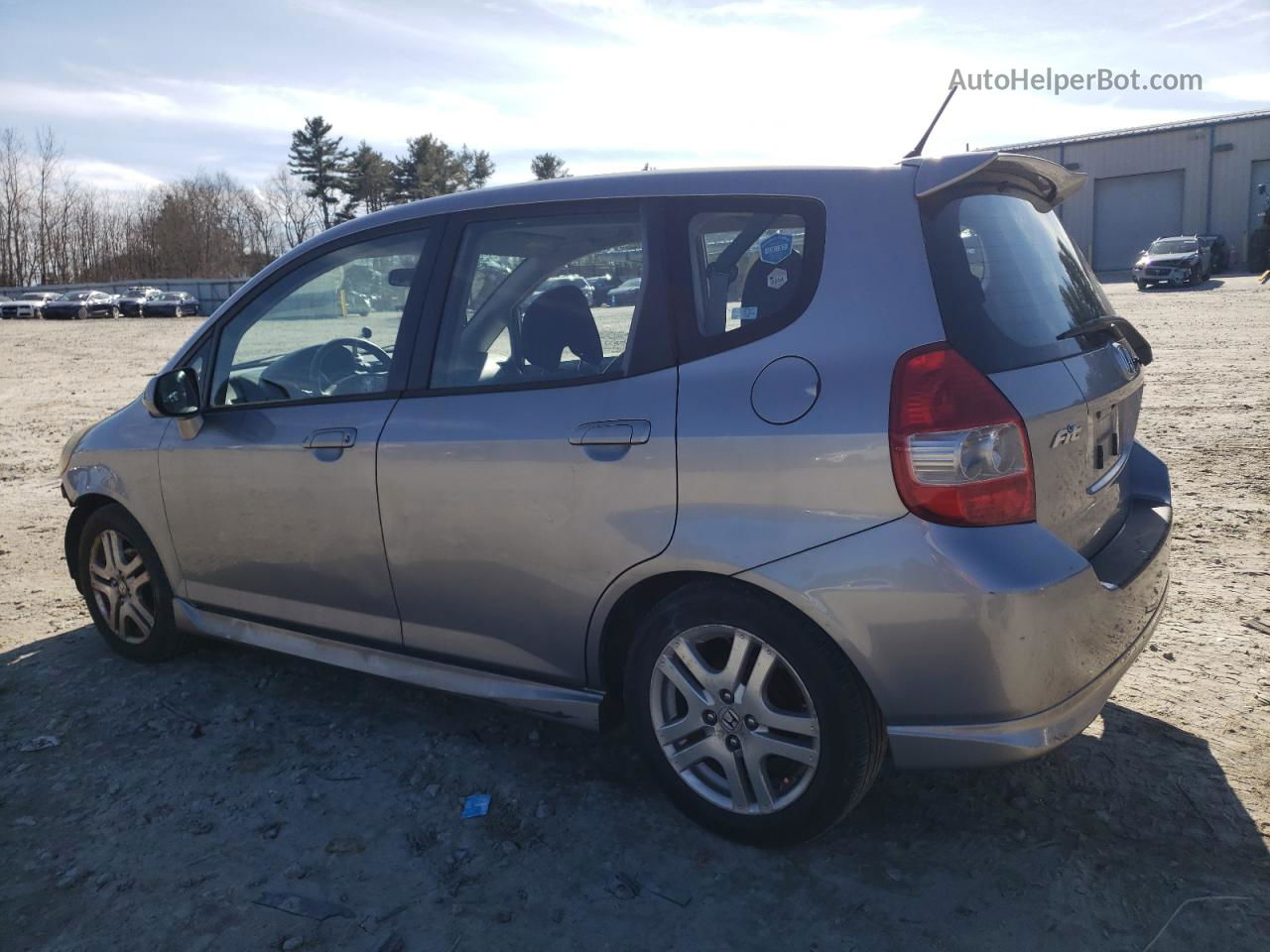 2008 Honda Fit Sport Silver vin: JHMGD38658S052932