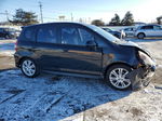 2008 Honda Fit Sport Black vin: JHMGD38658S057886